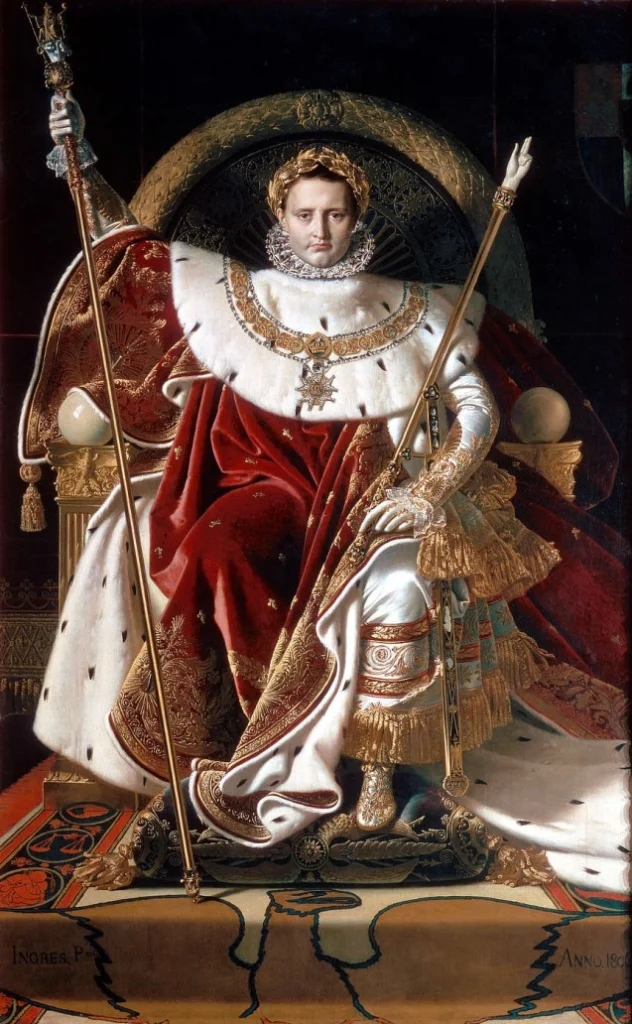 ingres napoleon on his imperial throne tt width 637 height 1032 crop 1 bgcolor ffffff lazyload 0