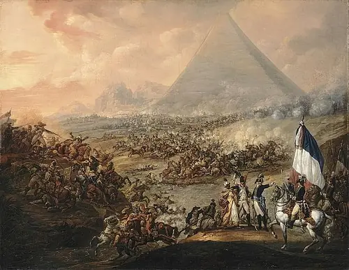 bataille pyramides watteau
