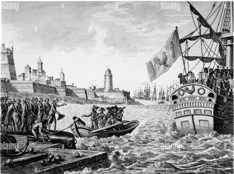 capture de malte par le general bonaparte commandant la flotte francaise 1798 cw72kn