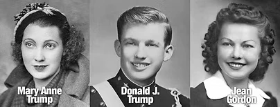 mary anne trump donald j trump jean gordon