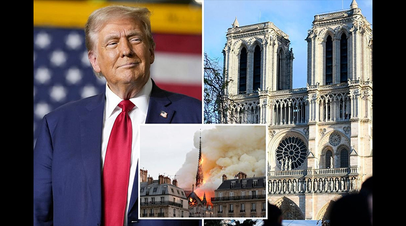 trump notre dame de paris