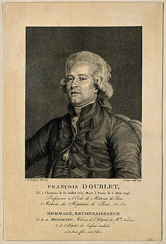 330px françois doublet. stipple engraving by b. roger, 1809, after wellcome v0001635