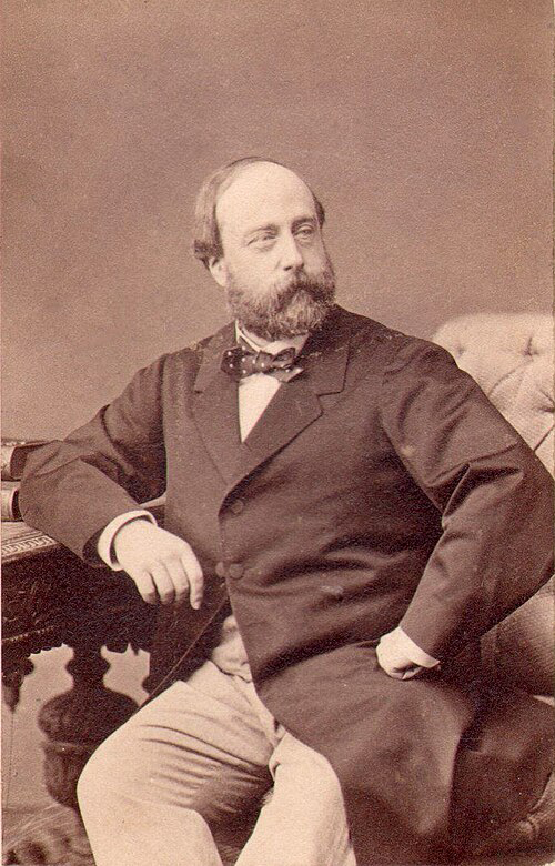 Étienne neurdein comte de chambord (chiffre de trois quarts ca 1870)