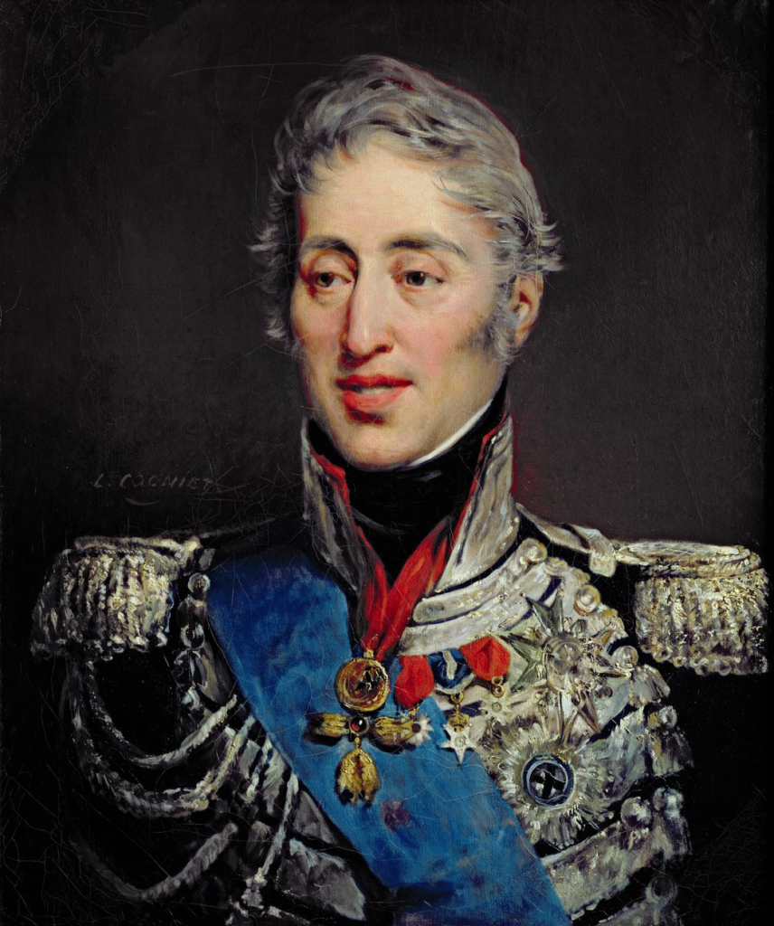 lon cogniet portrait of charles x (1757 1836) c1824 30 (meisterdrucke 37917)