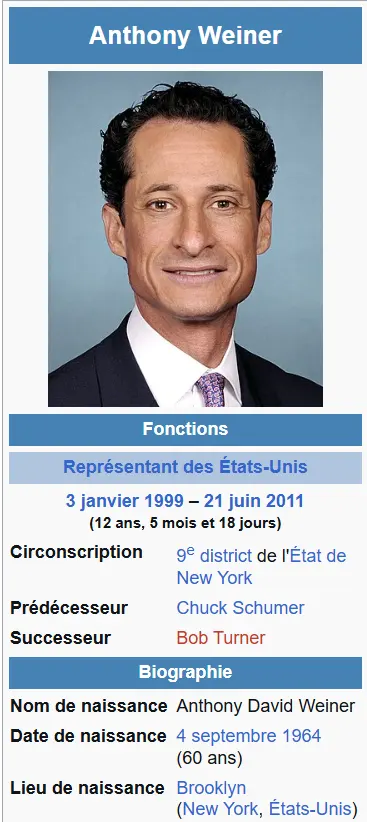 weiner anthony